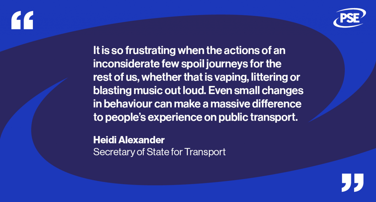 Transport antisocial behaviour QUOTE