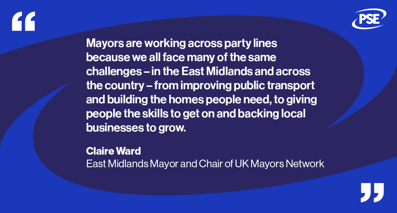 UK Mayors network claire ward QUOTE