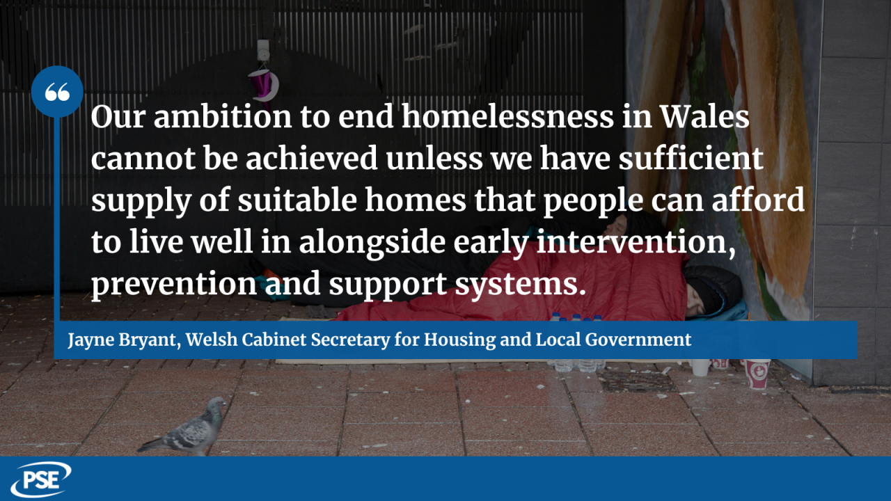 Wales homelessness QUOTE
