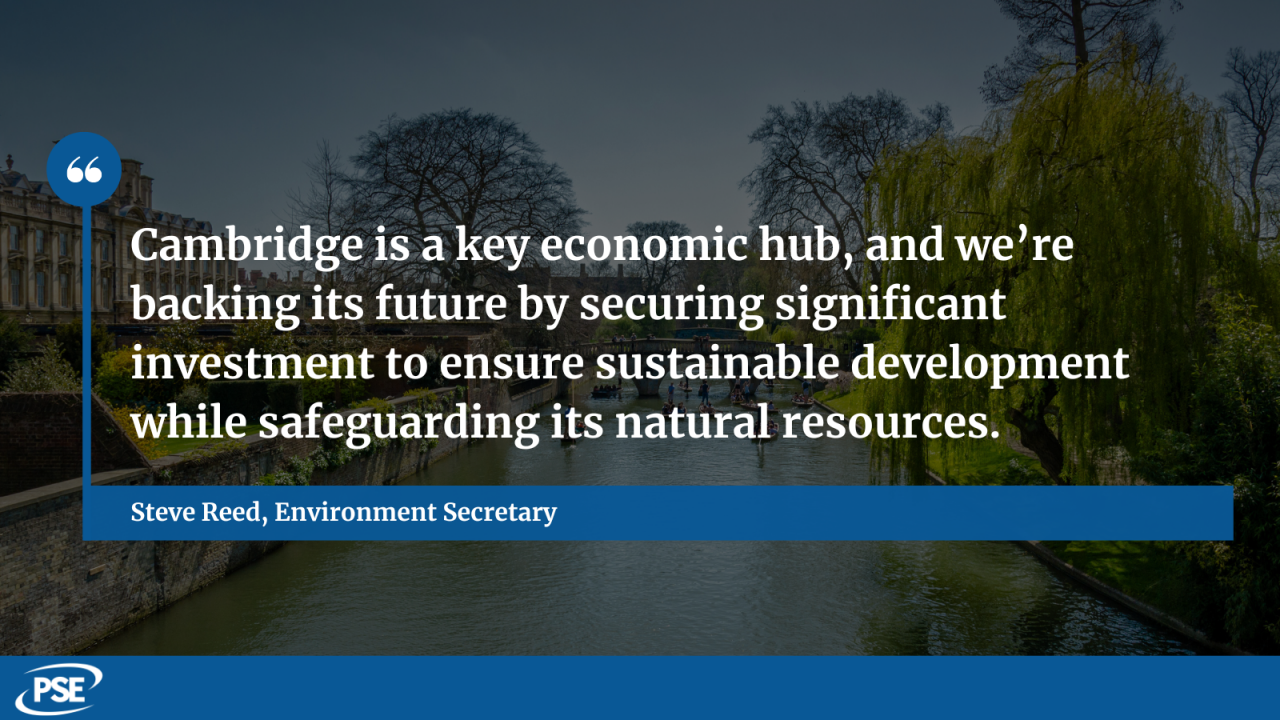 Water investment QUOTE