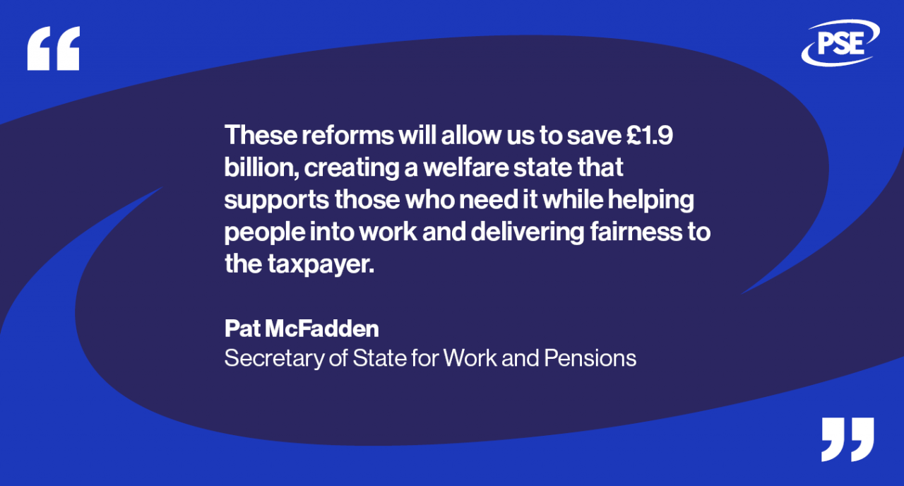 Welfare reform PIP QUOTE