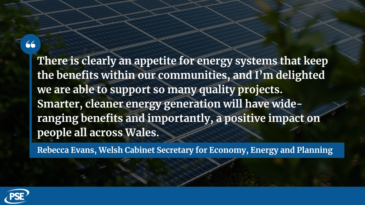 Welsh green energy QUOTE