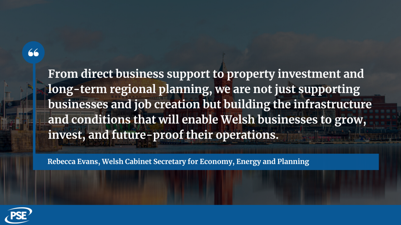 Welsh job funding QUOTE