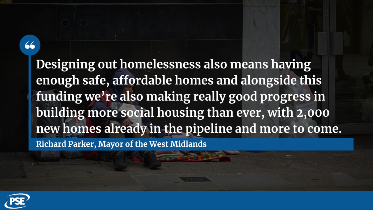 West mids homelessness QUOTE