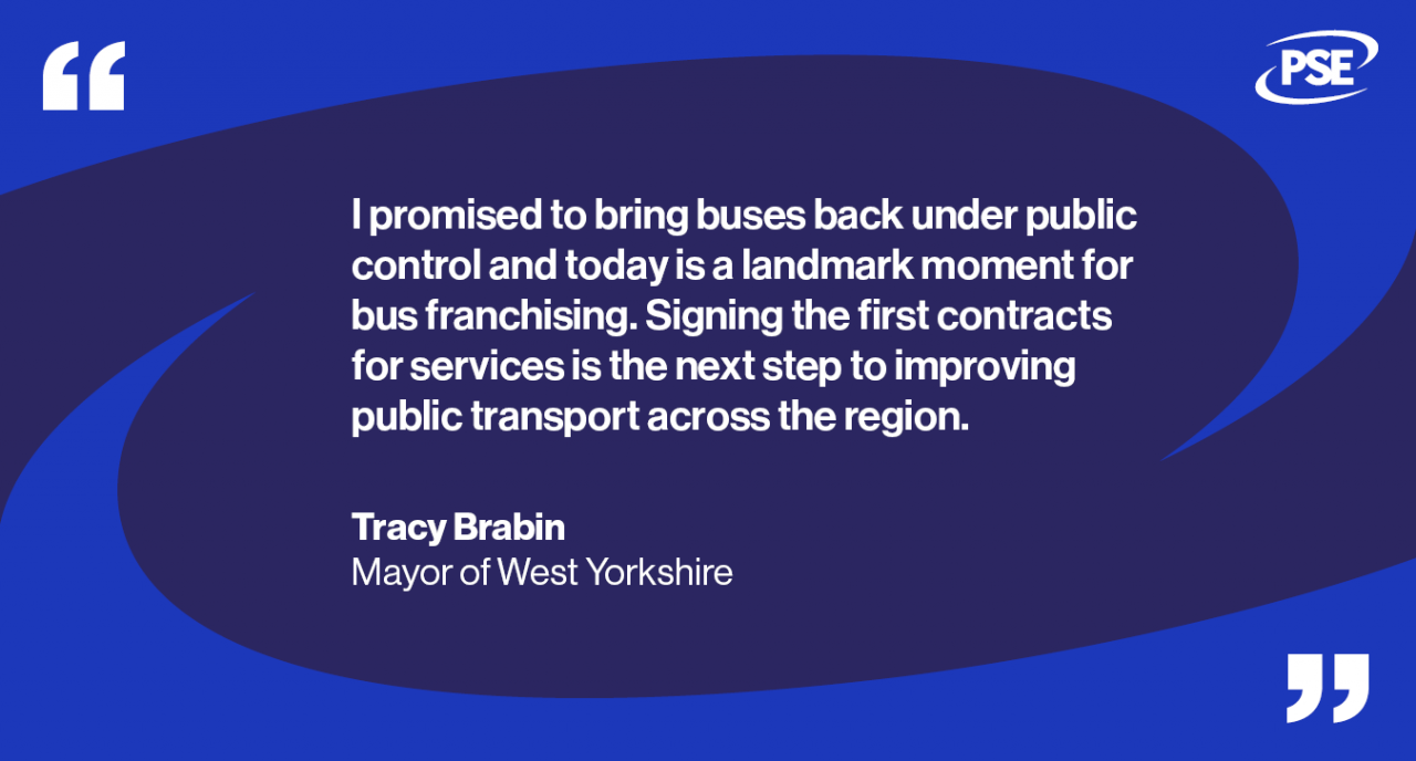 West yorks bus franchising QUOTE