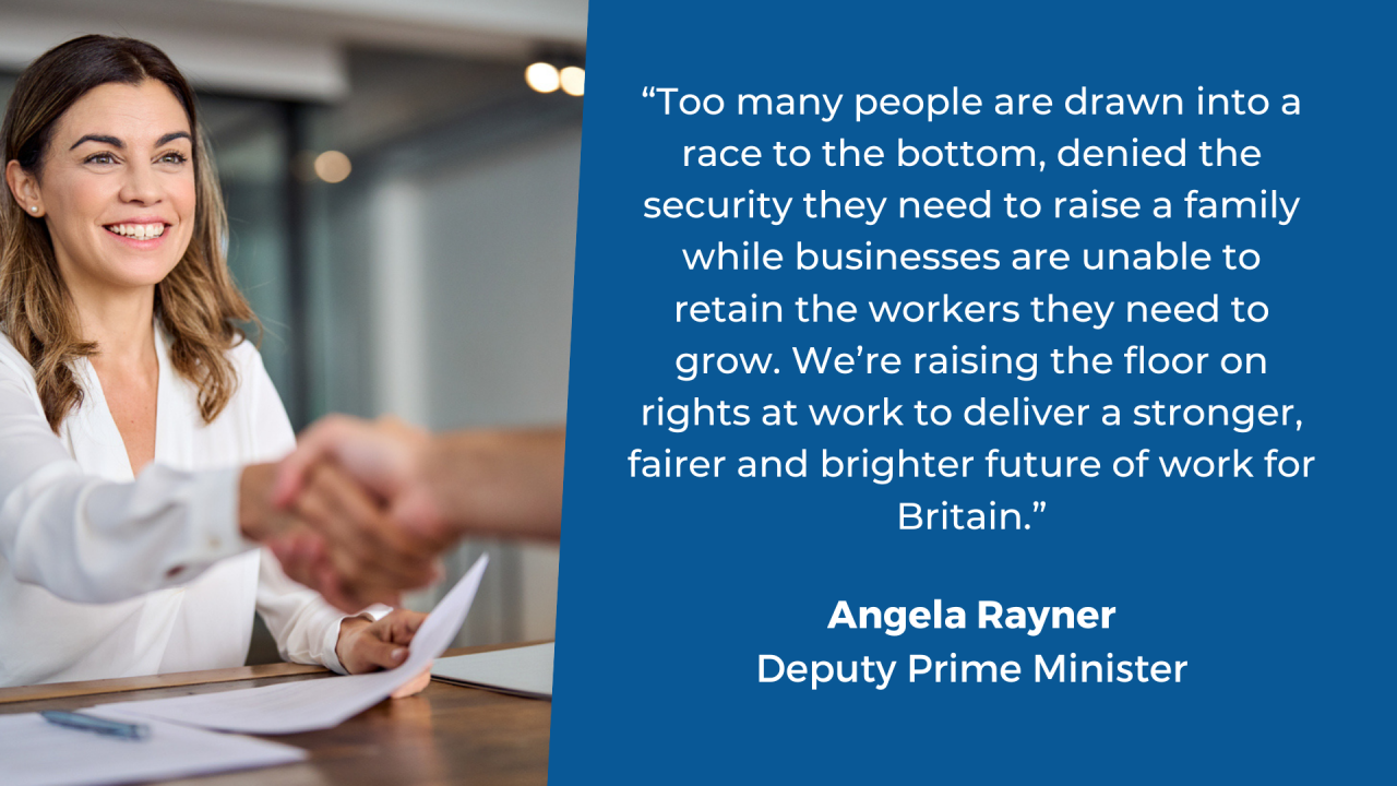 Quote from Deputy Prime Minister Angela Rayner