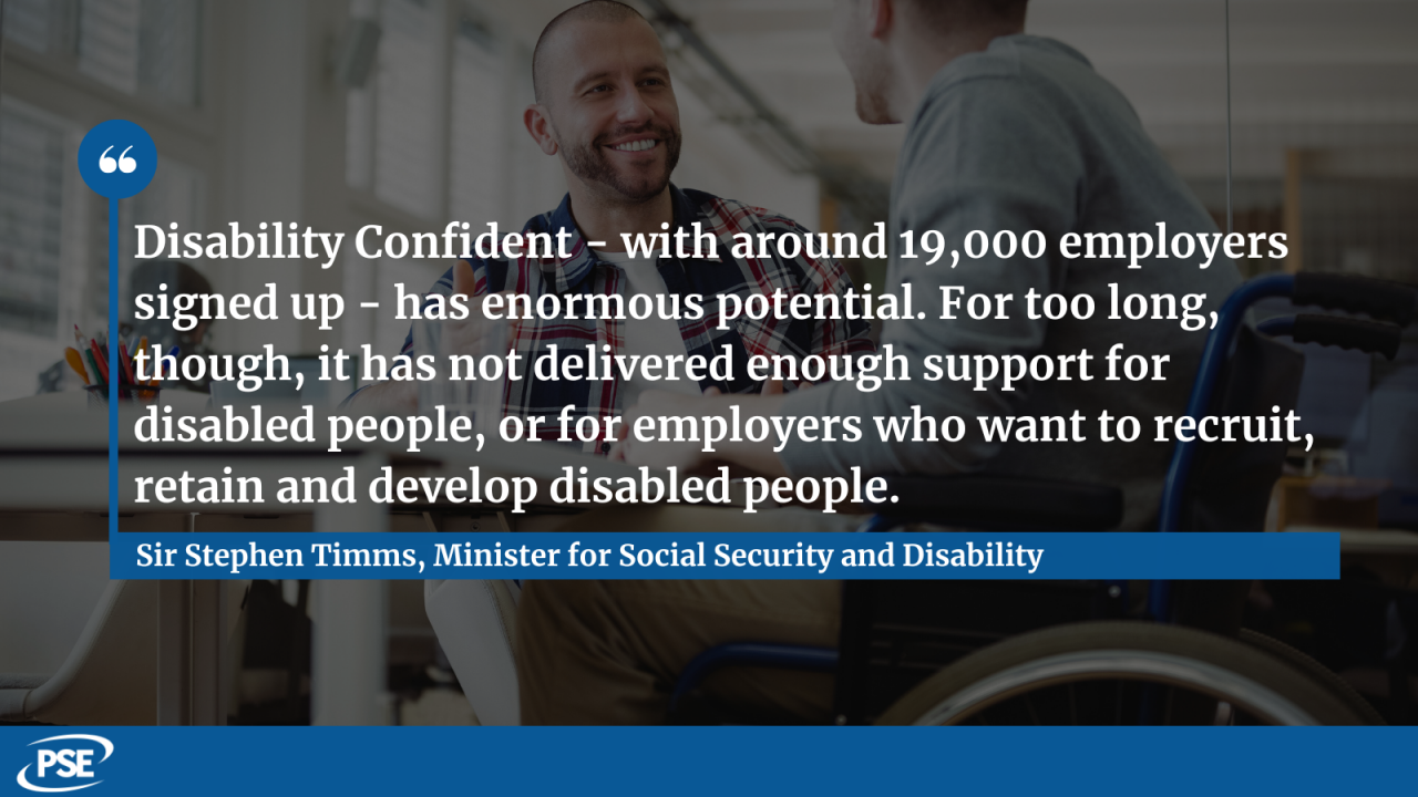 Workplace disability QUOTE