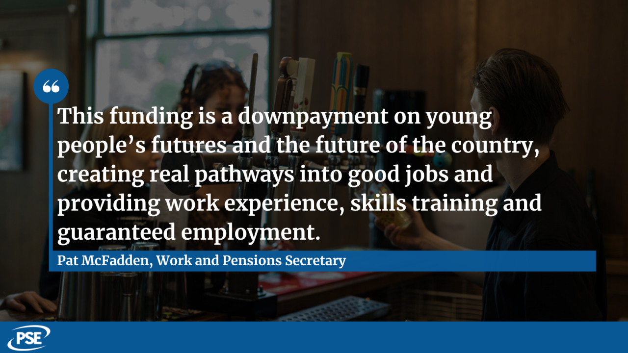 Young people training QUOTE