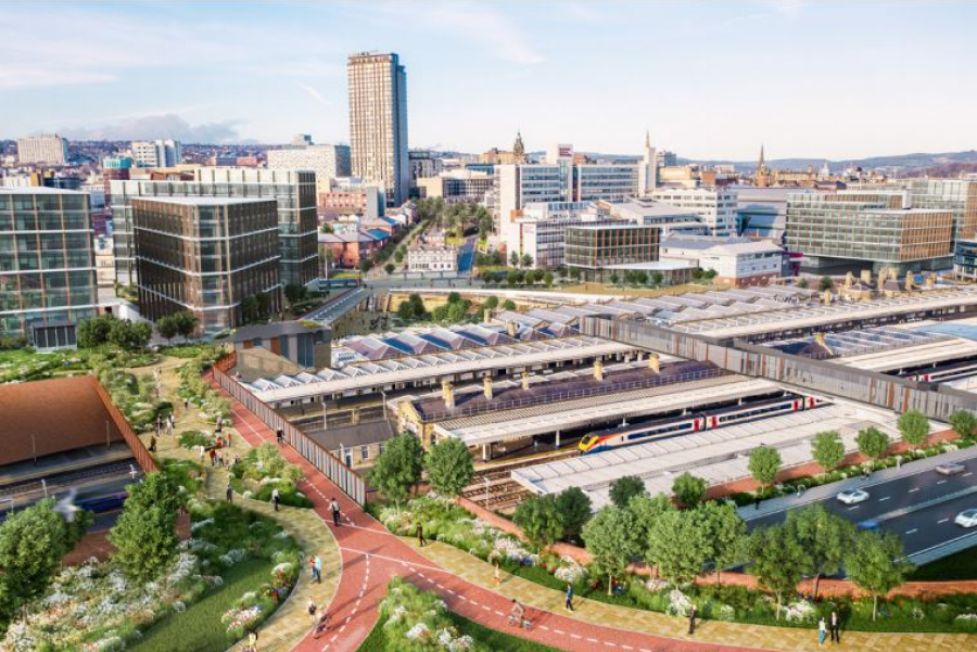 hs2 Sheffield station 