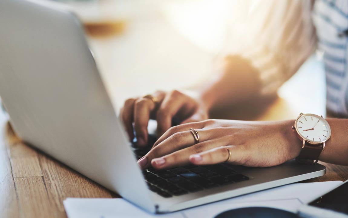 Woman on laptop