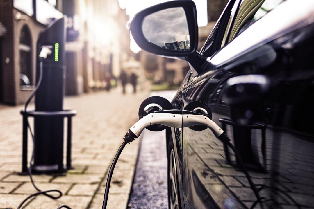 Kerbside EV charging point