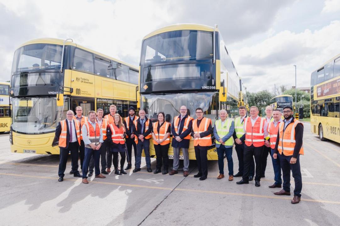Team launching Electric Bus Depot