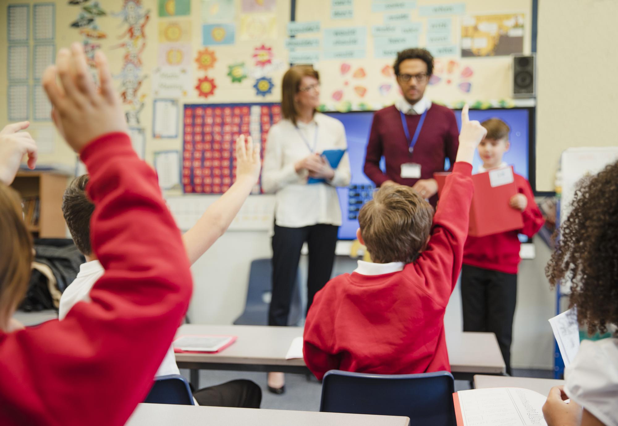 Pupils in a classroom