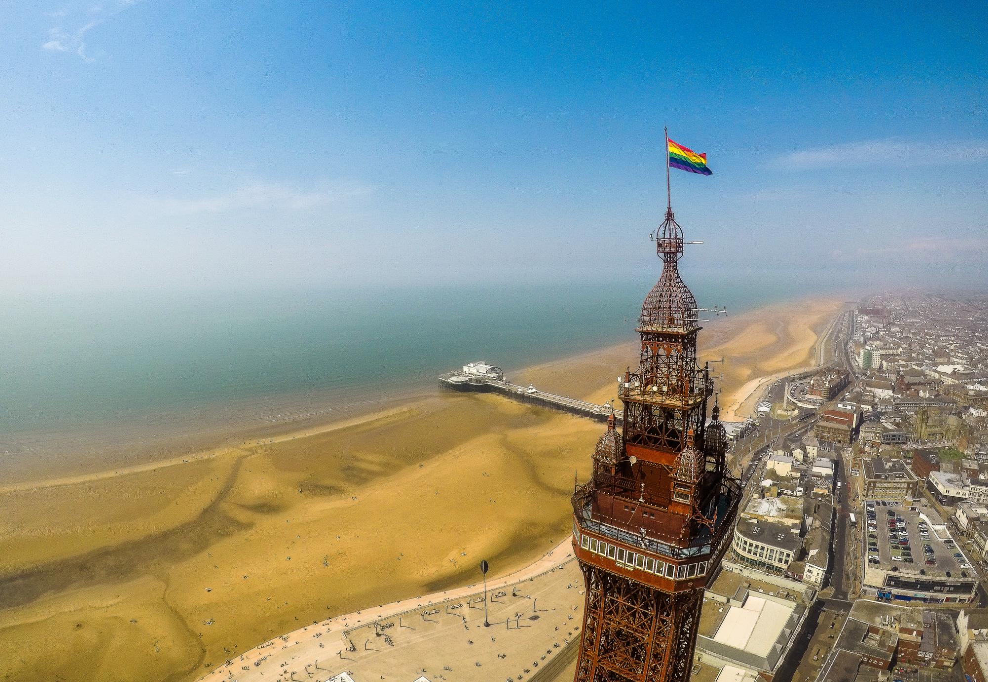 Blackpool Tower from above