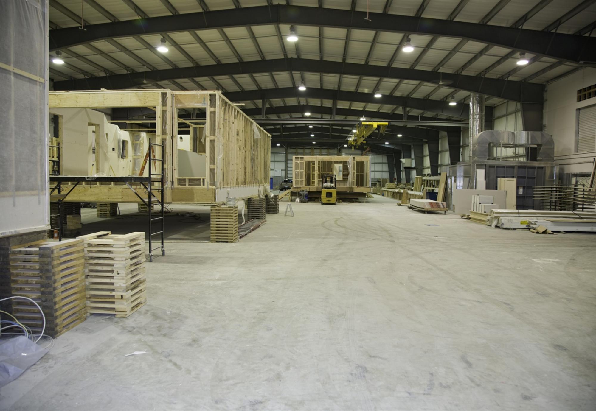 Modular home warehouse 