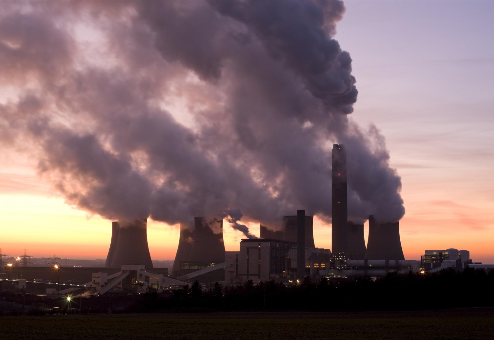 smoke stacks industrial