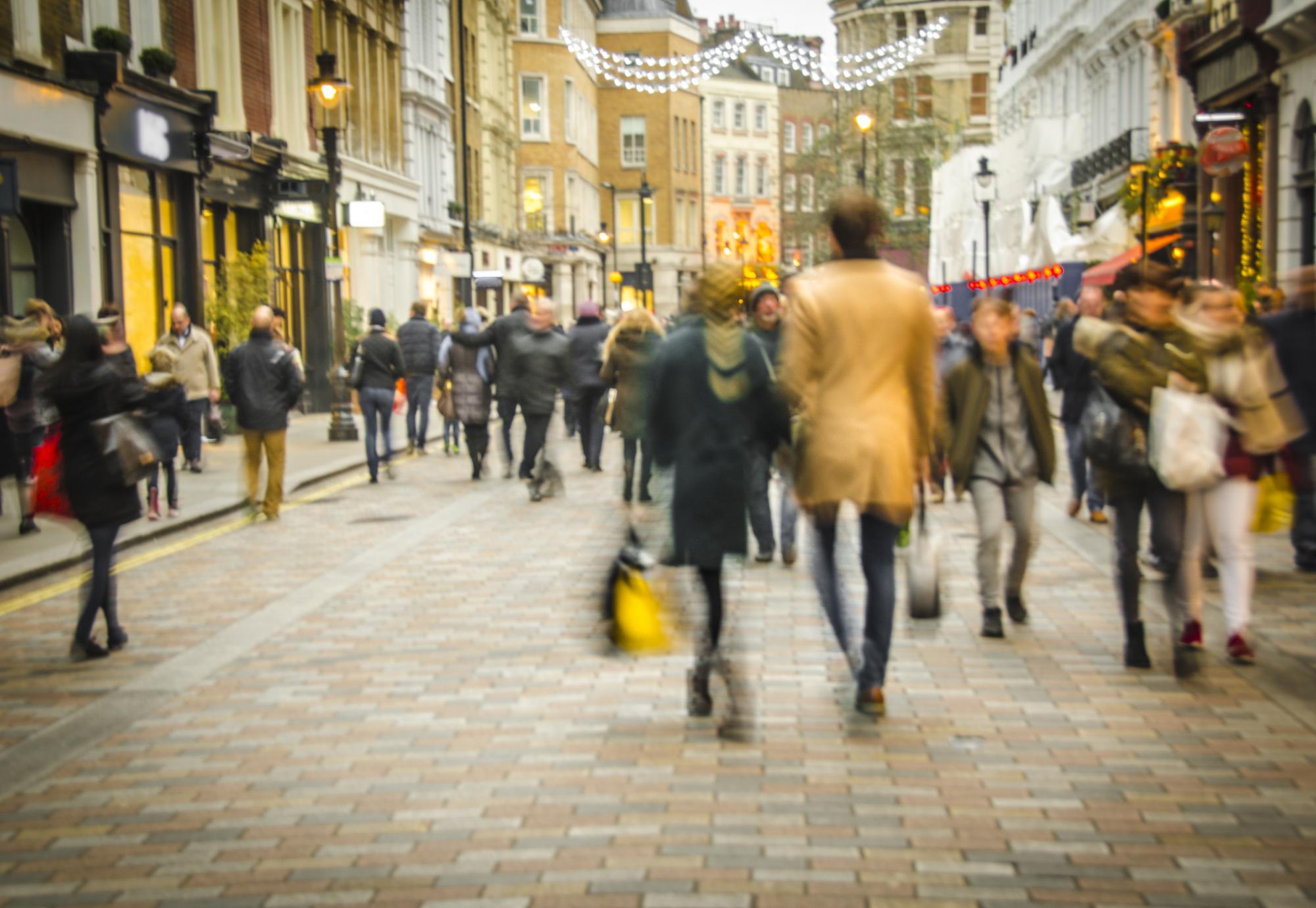 Picture of busy high street