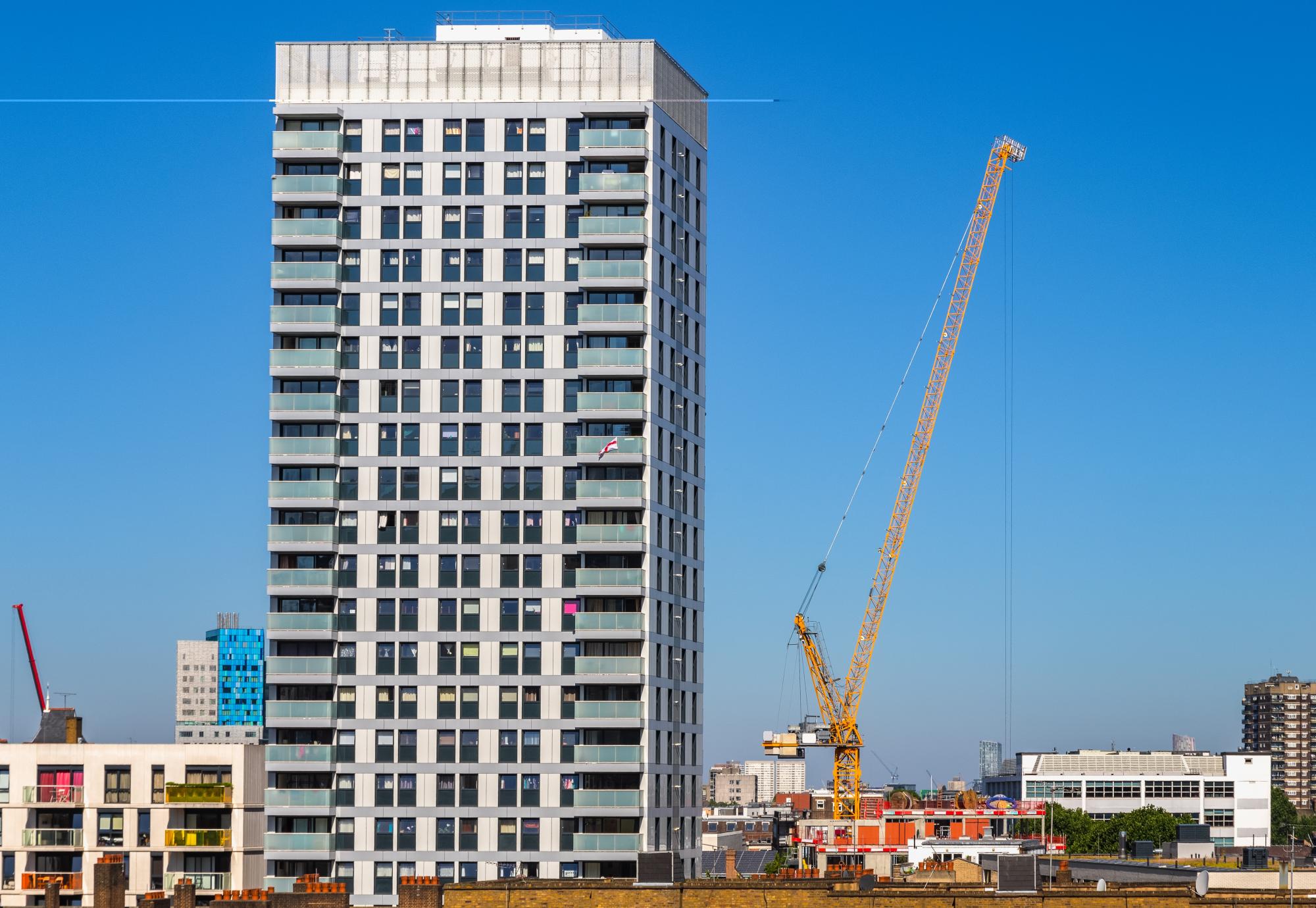 High rise being built