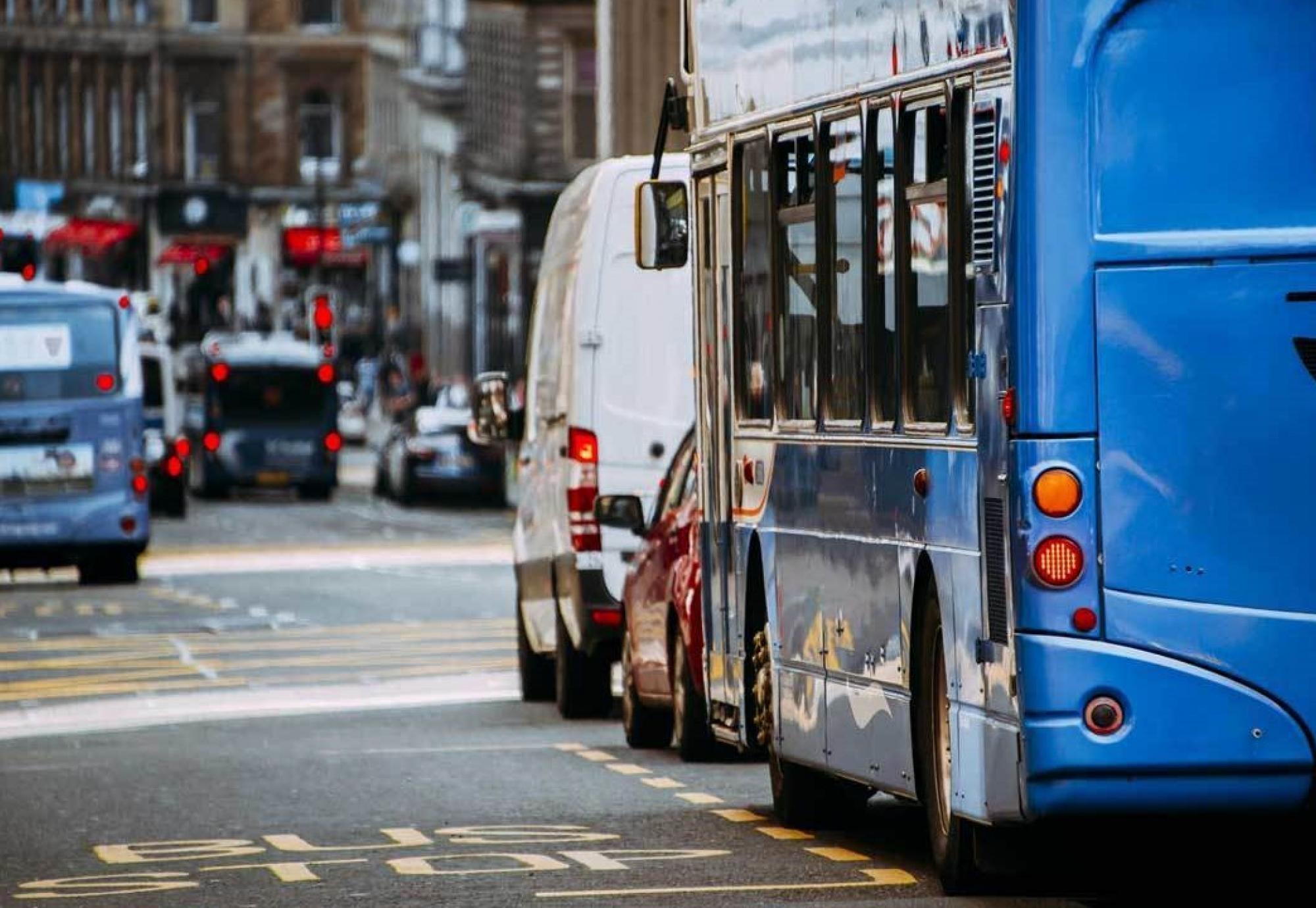 Bus in Glasgow 