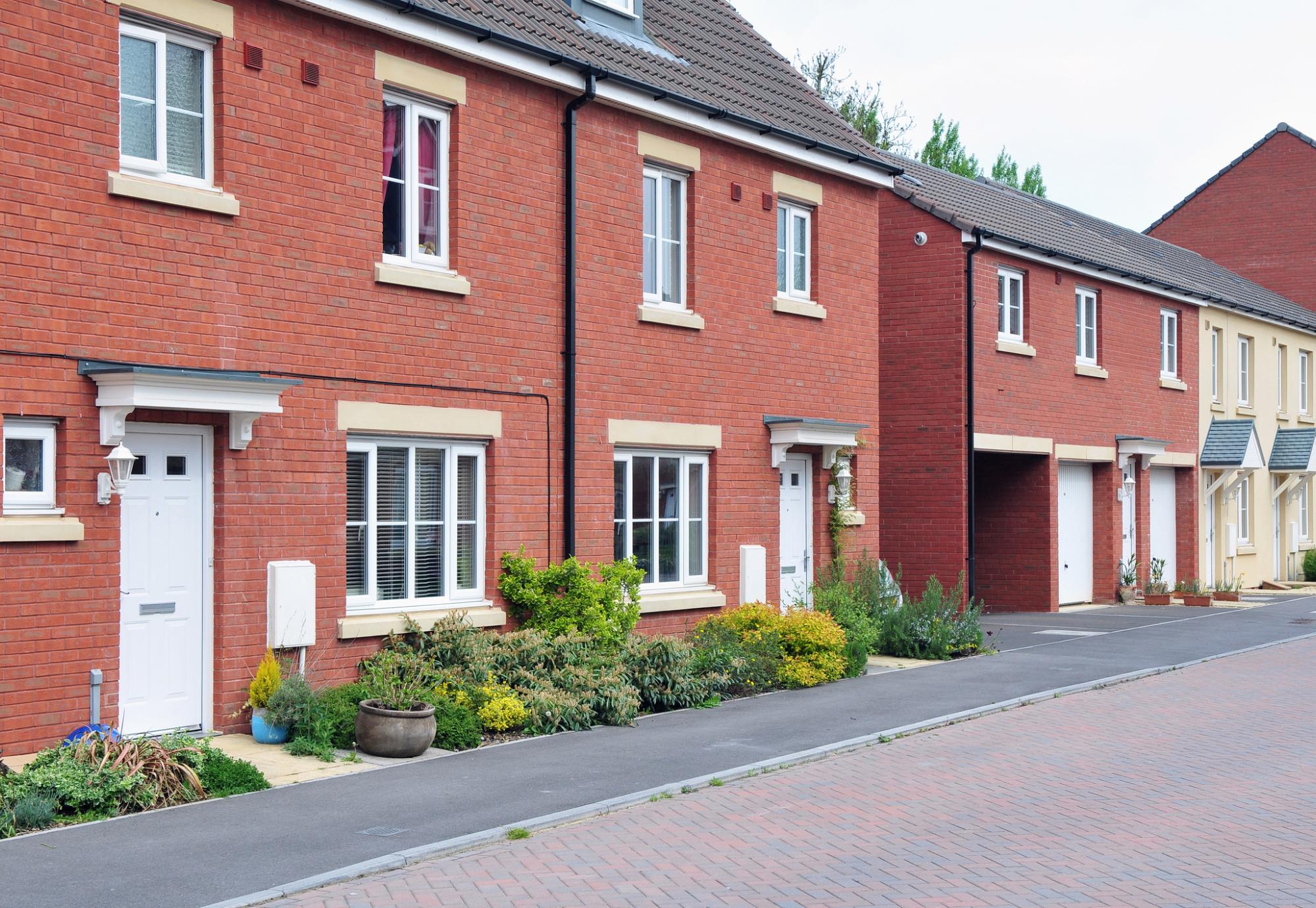 Terraced housing in the UK