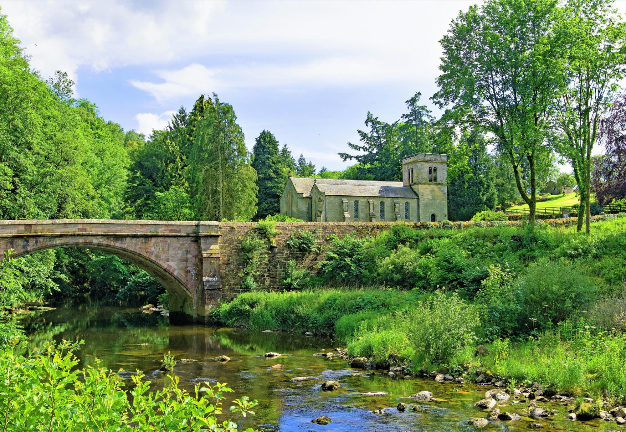 Church and bridge