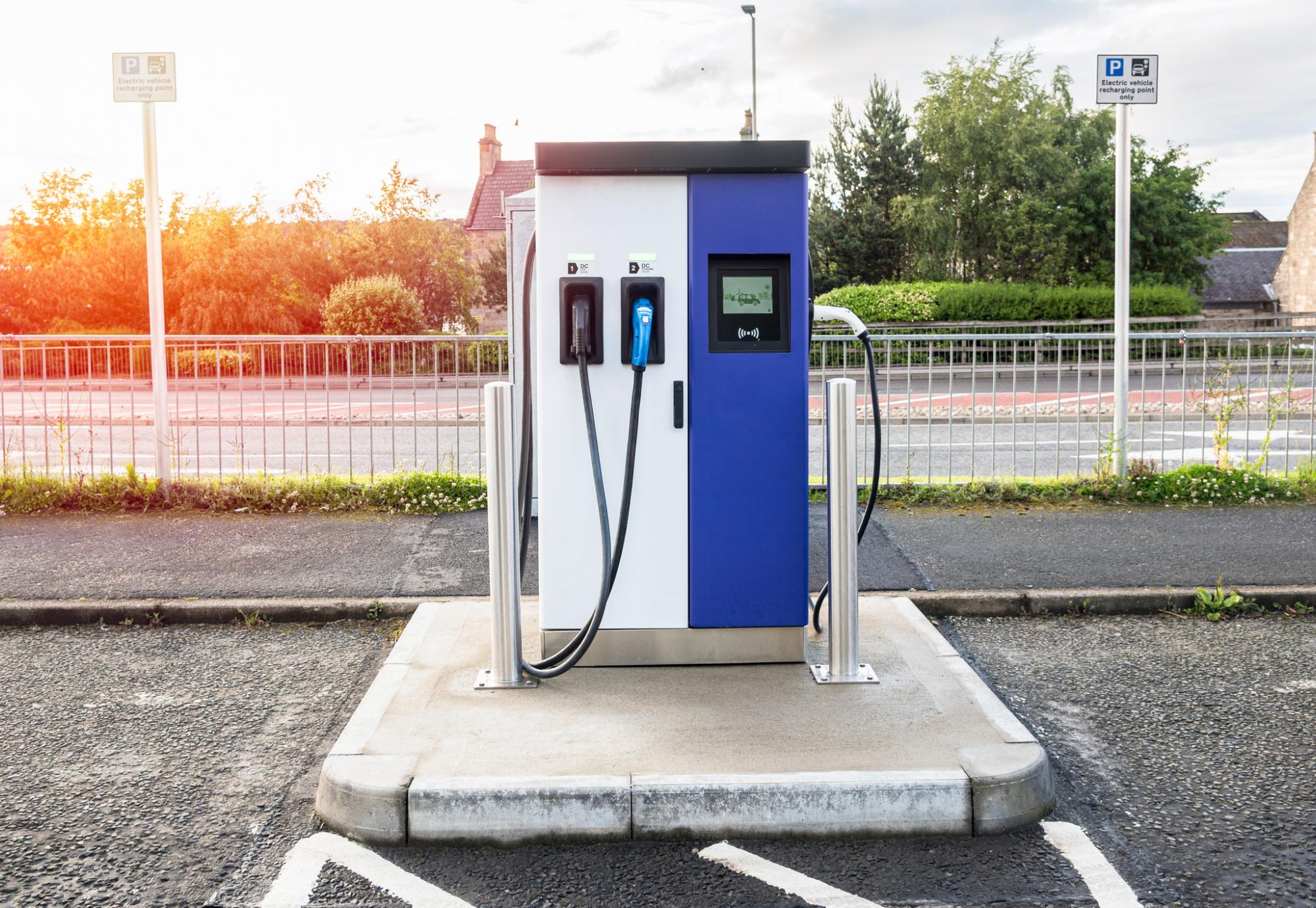 Electric vehicle charging point