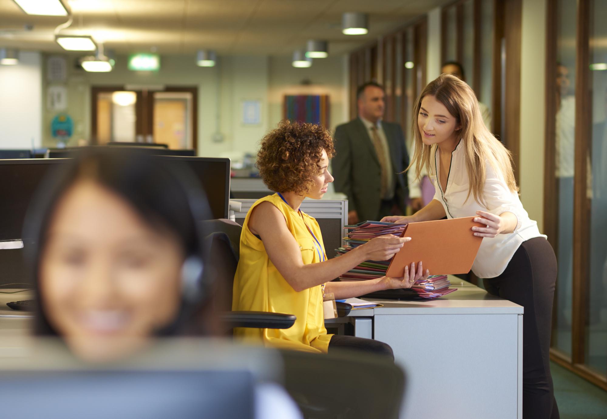 People in an office