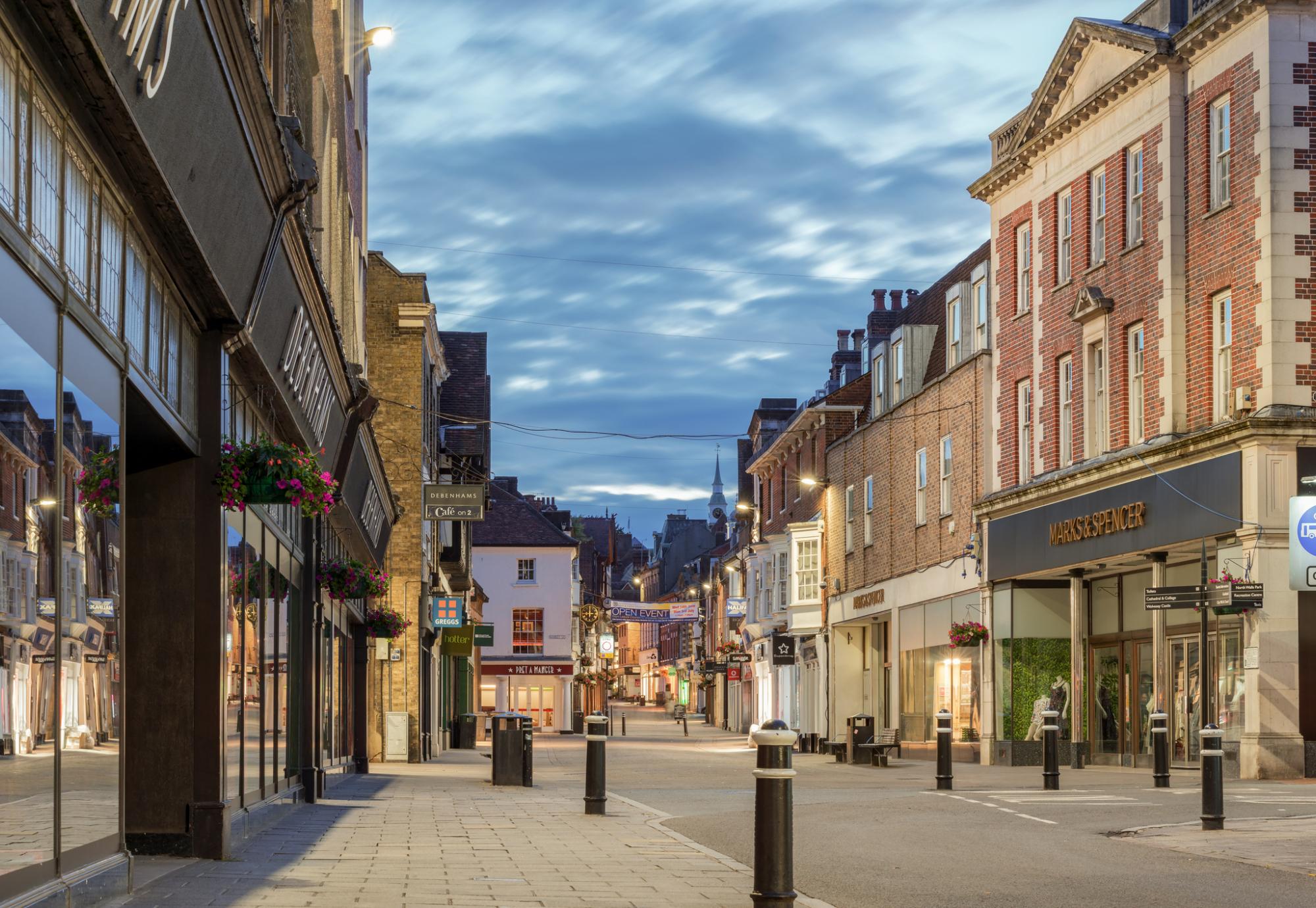 Typical UK High Street