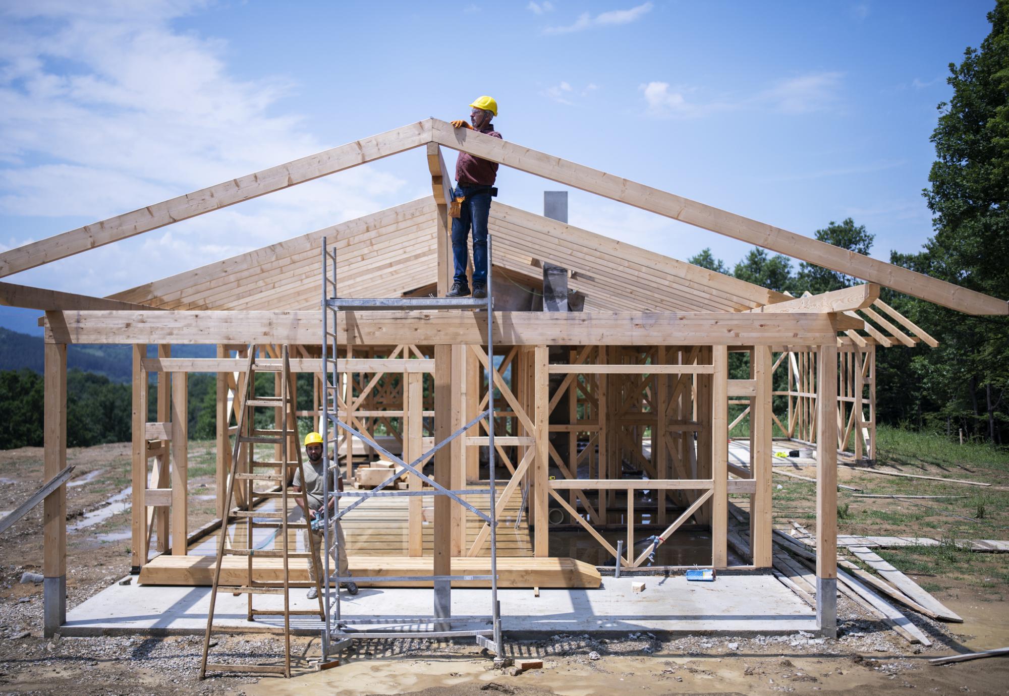 House being built