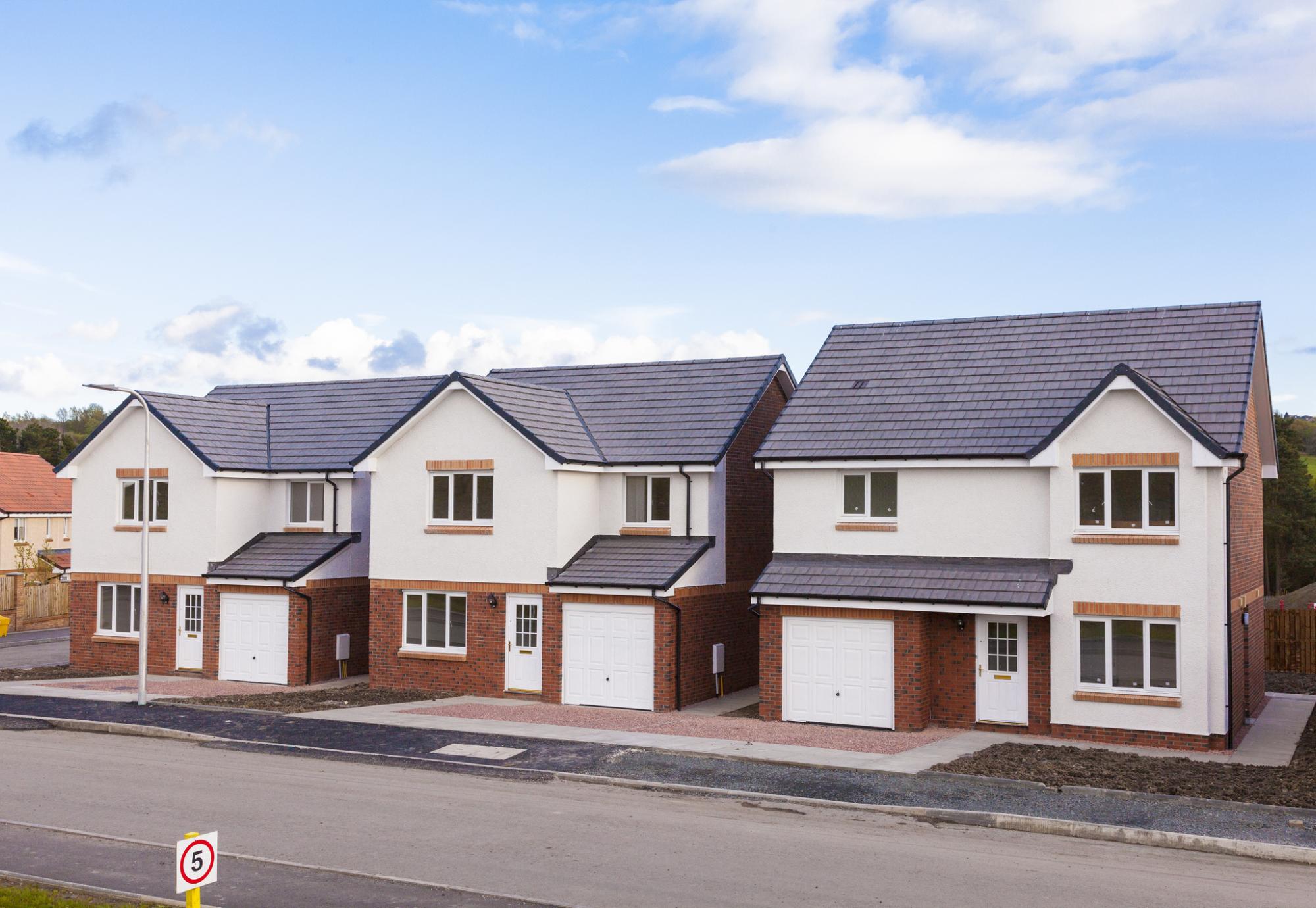 Newly built houses