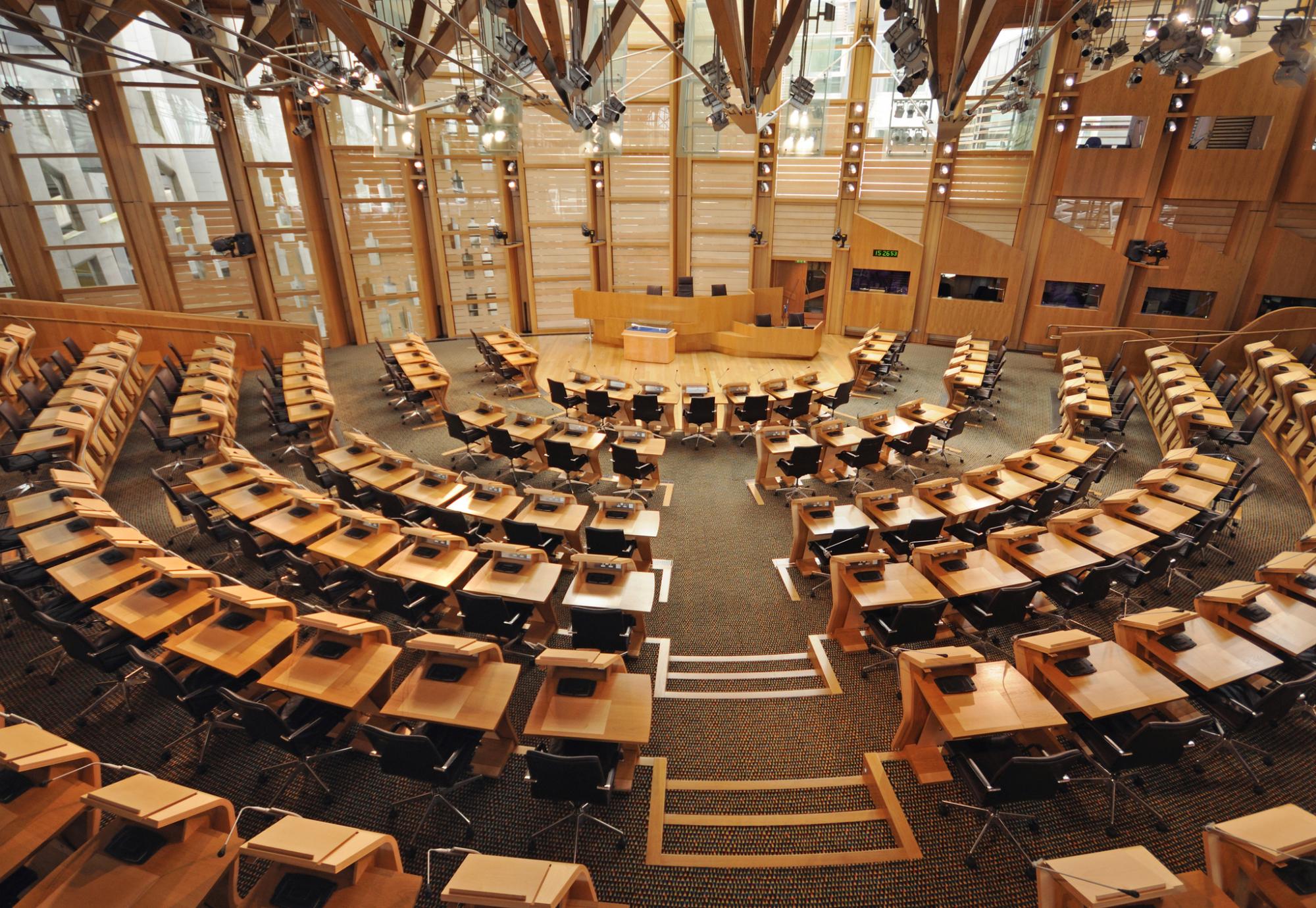 Scottish Parliament Debating Chamber