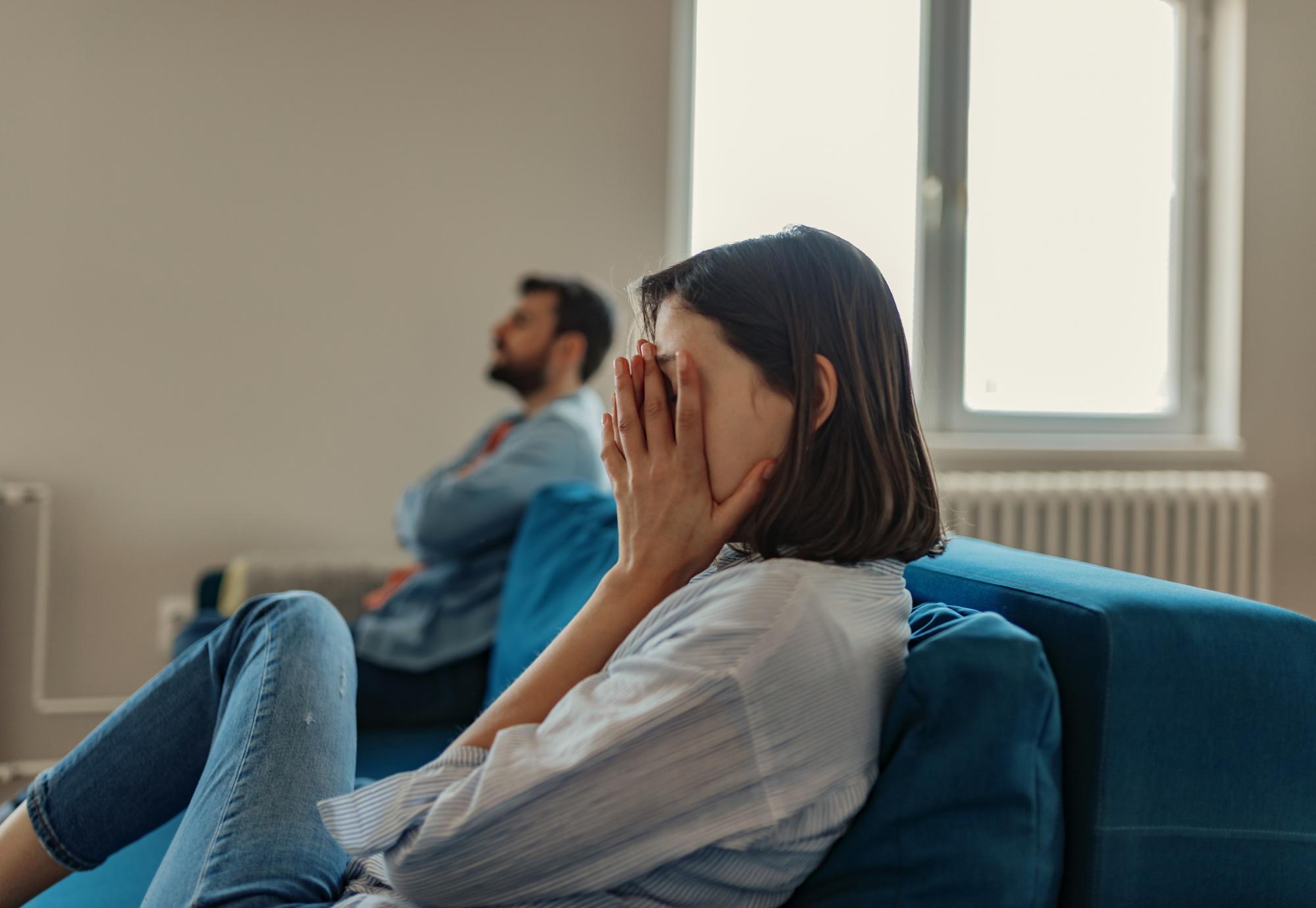 Couple sitting down