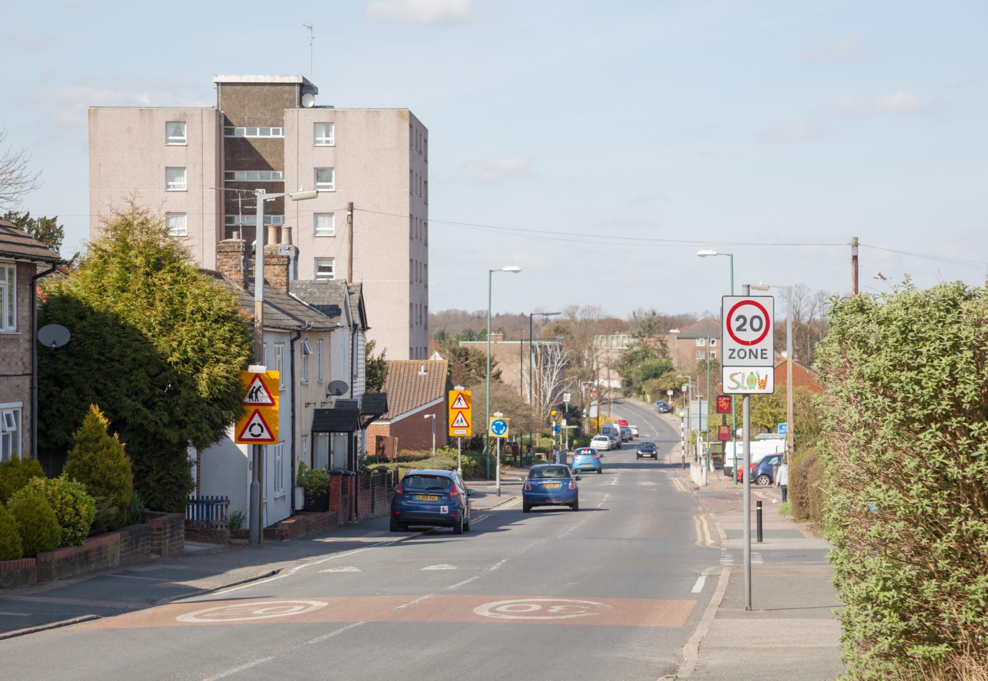 Street scene in Harlow