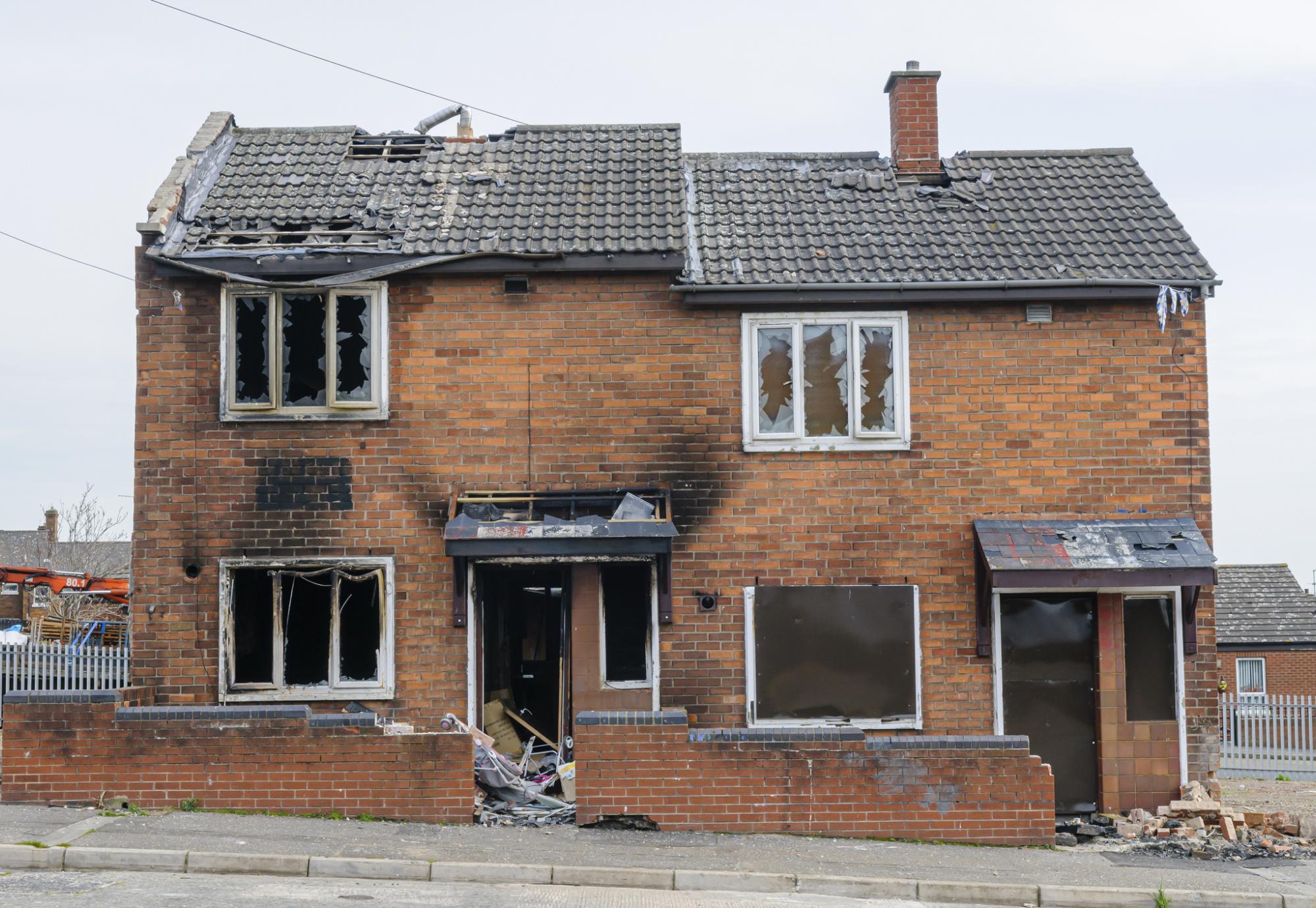 Derelict houses