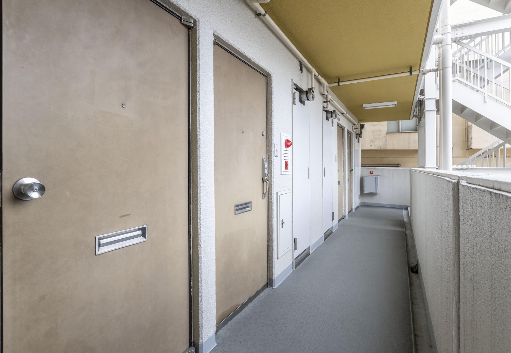 Hallway of a residential block of flats