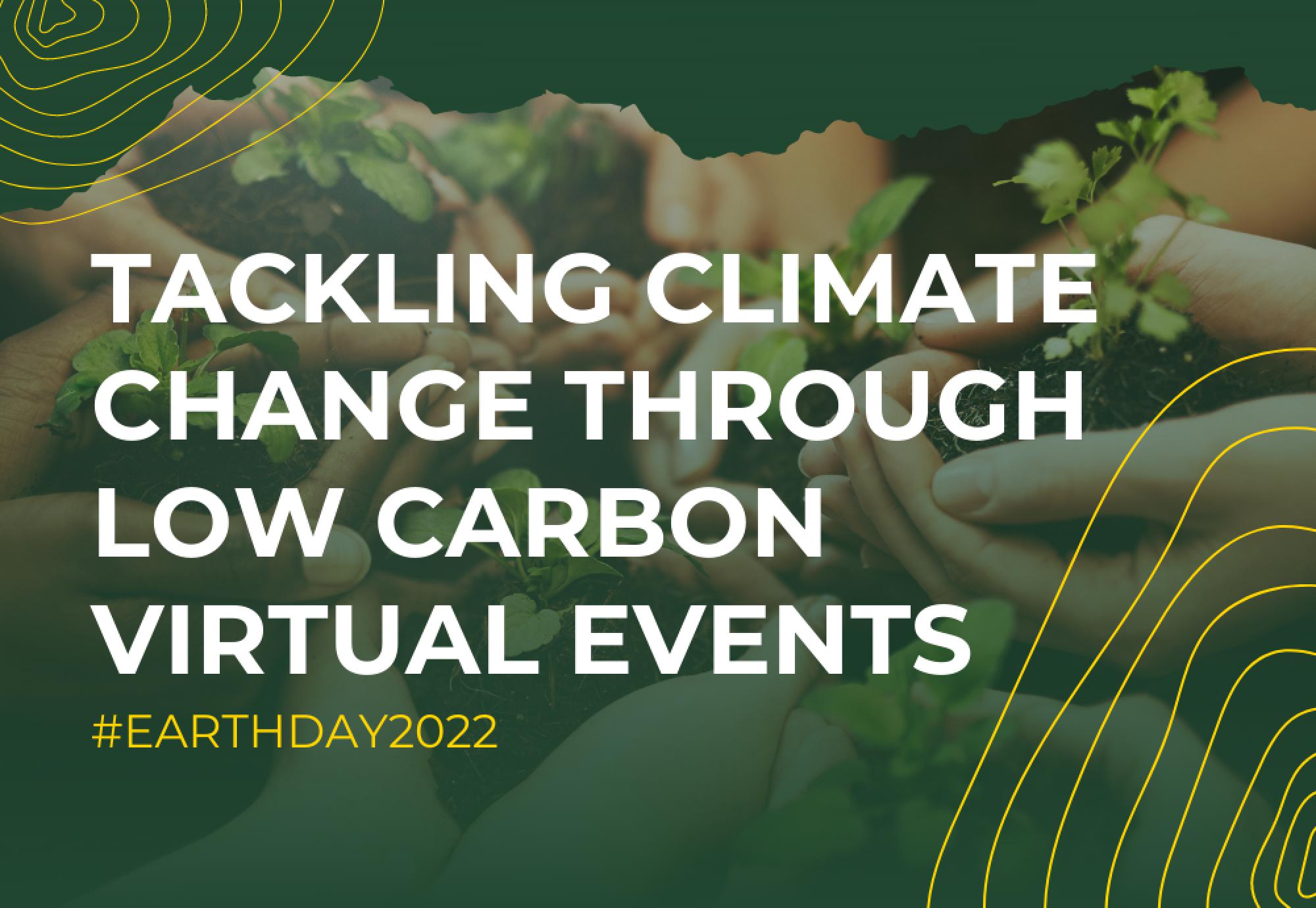 Tackling climate change through low carbon virtual events