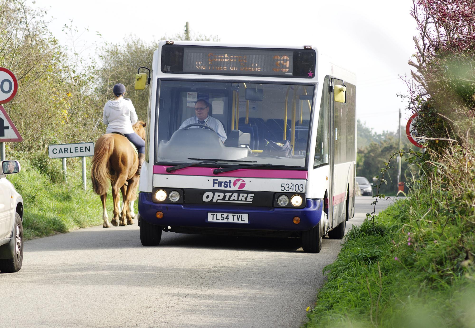 Bus in Cornwall