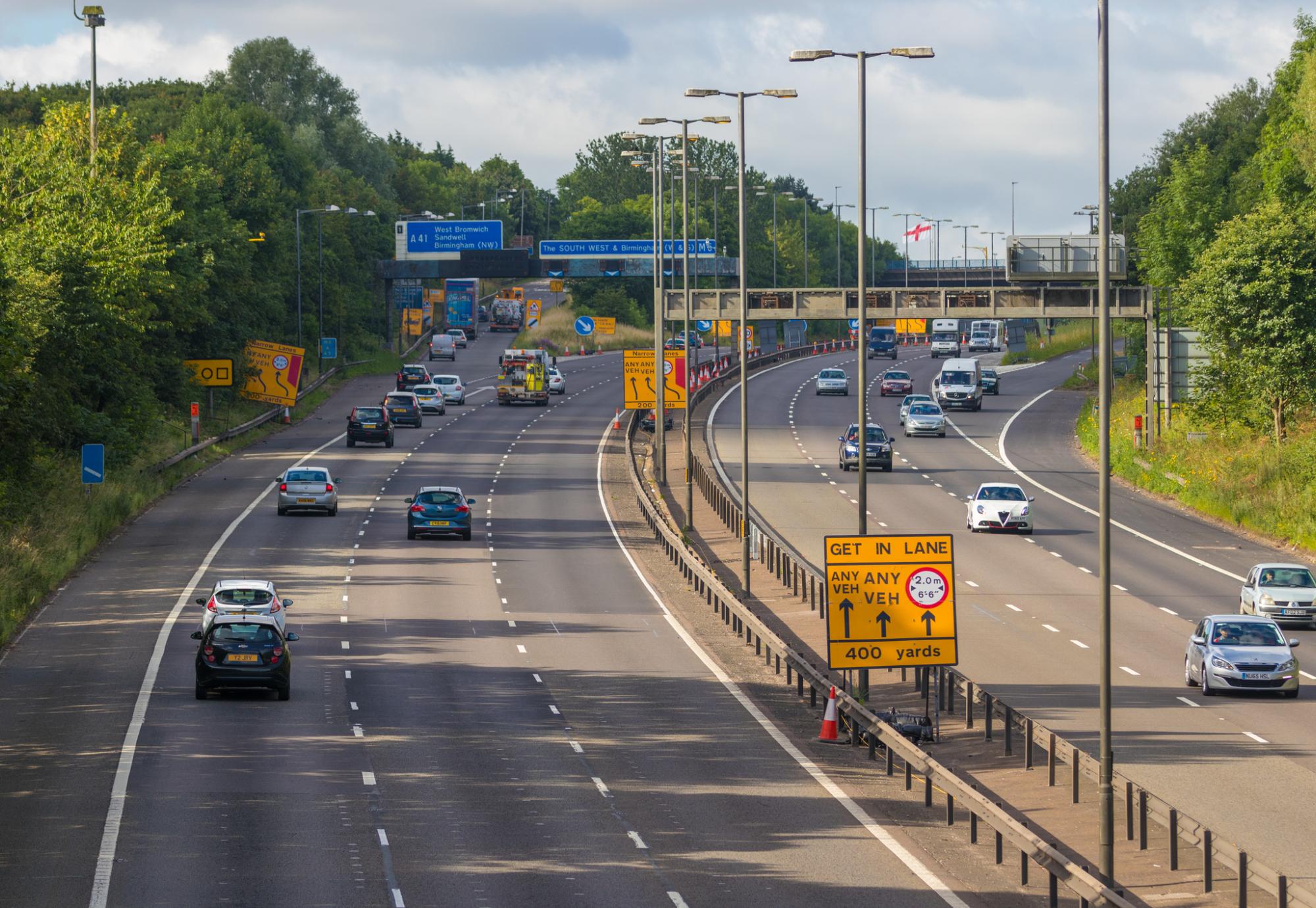 Motorway transport construction