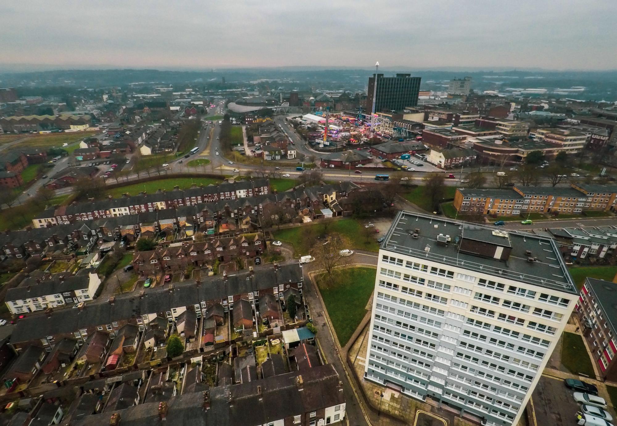 Block of flats in Stoke-on-Trent