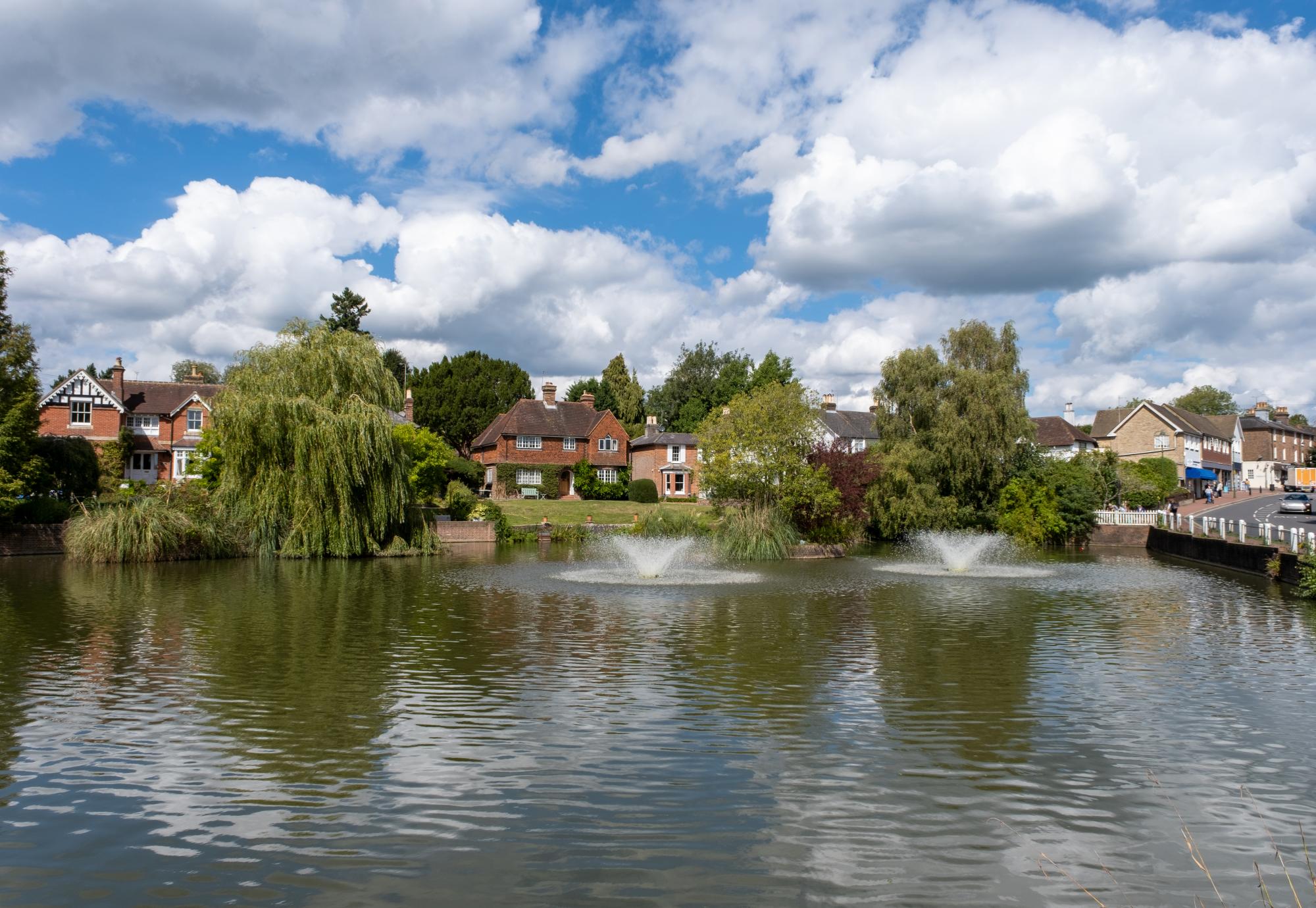 Village pond in Lindfield, Mid Sussex