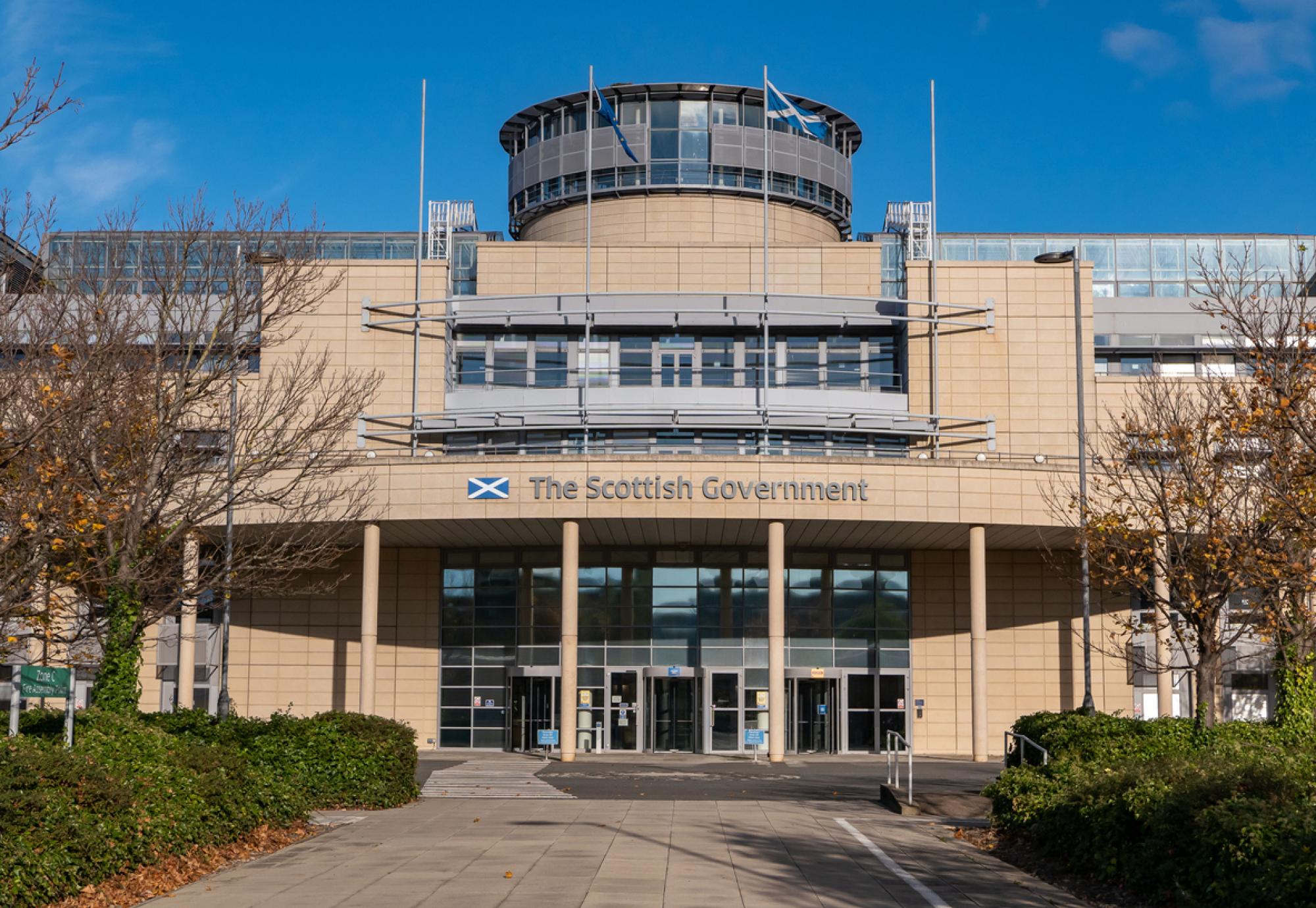 The Scottish Government building in Victoria Quay