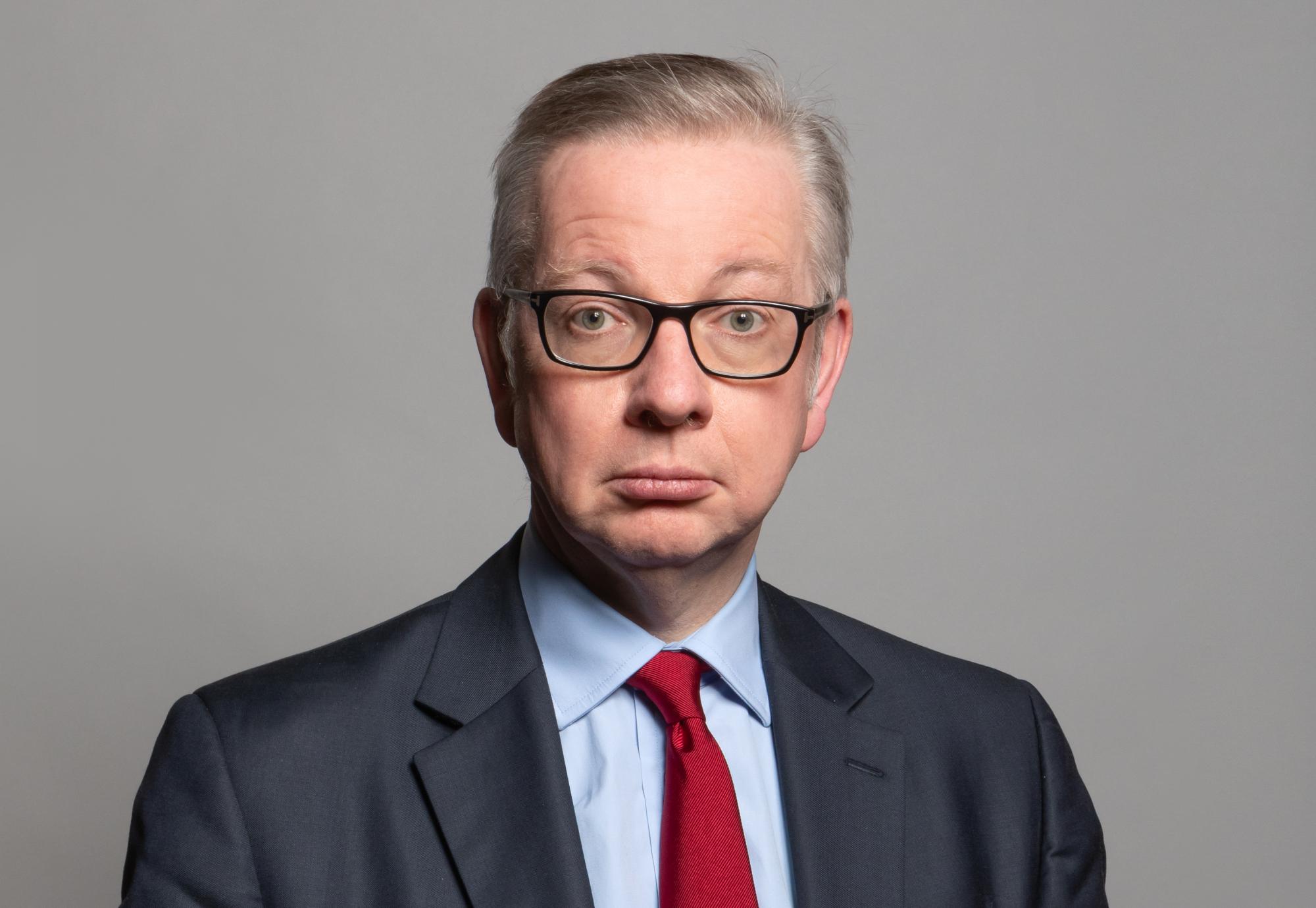 Official portrait of Michael Gove, UK Secretary of State