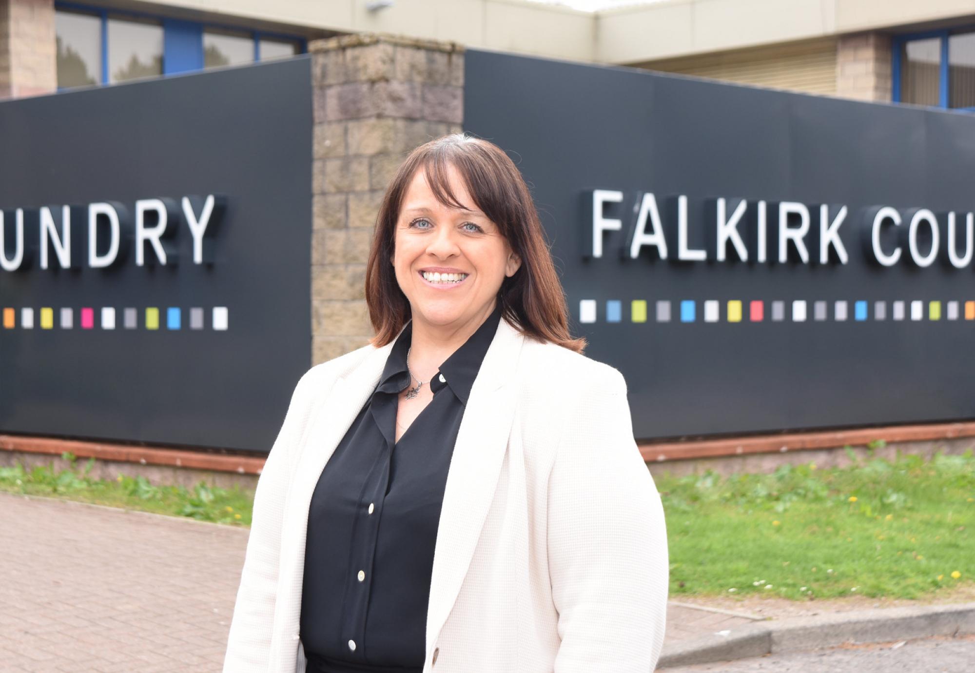 Karen Algie - Falkirk Council's new Director of Transformation, Communities and Corporate Services