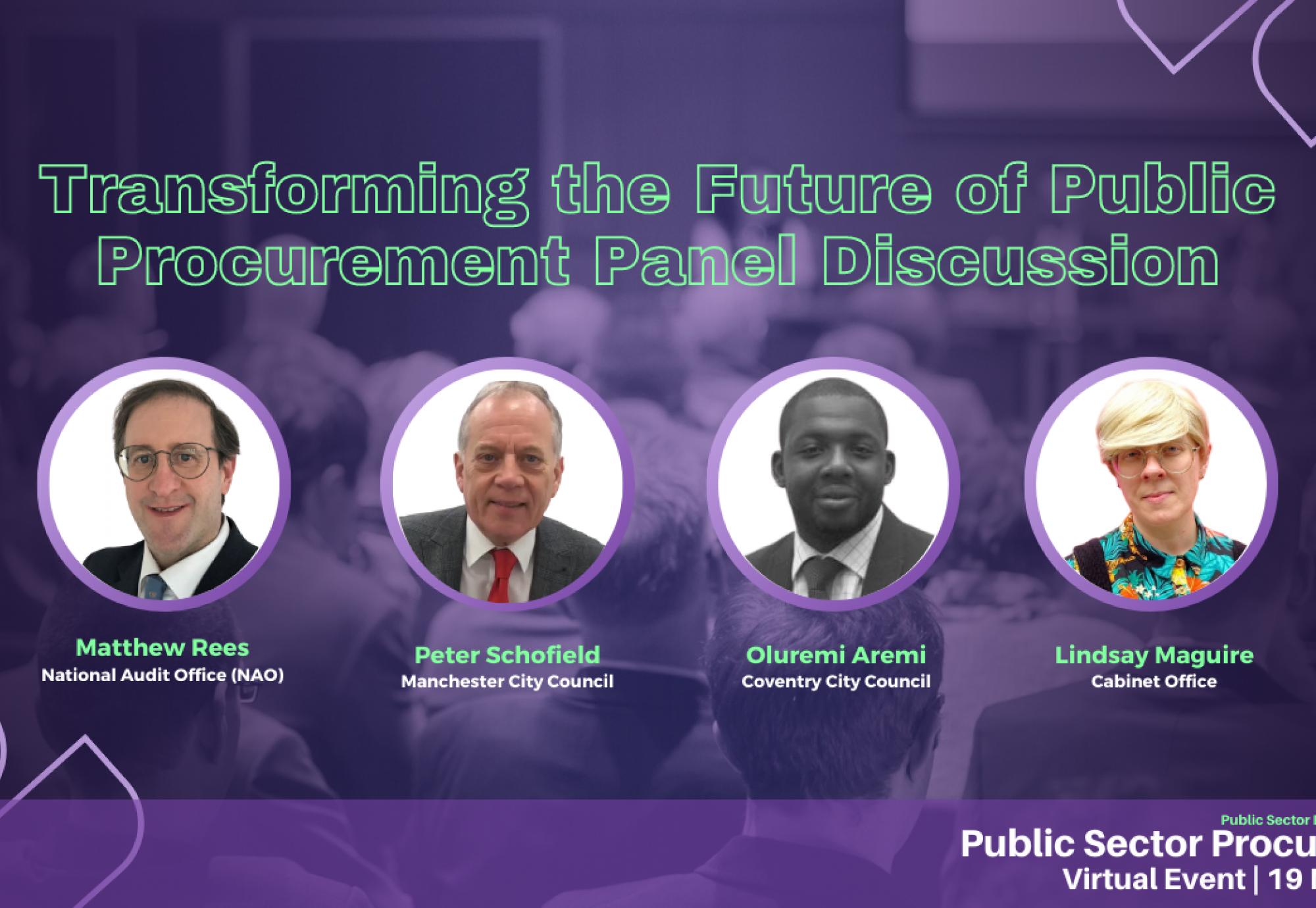Transforming the Future of Public Procurement Panellists