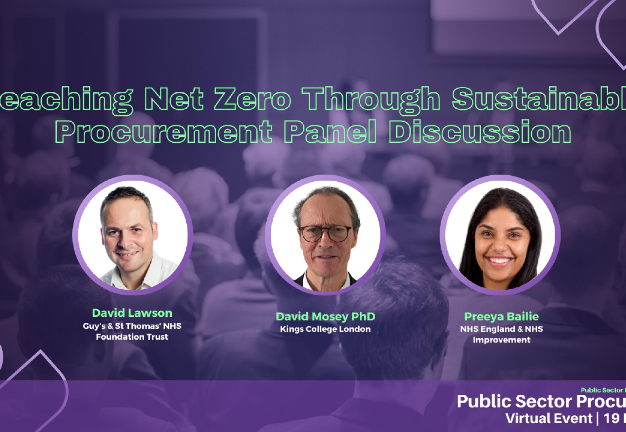 Reaching Net Zero Through Sustainable Procurement Panellists