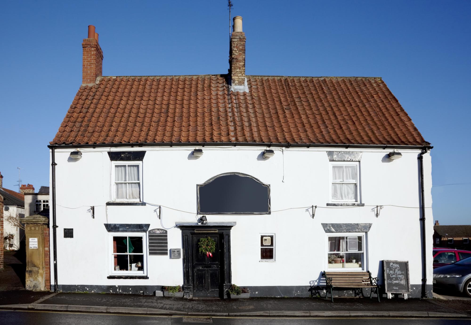 An old, run down pub in the UK