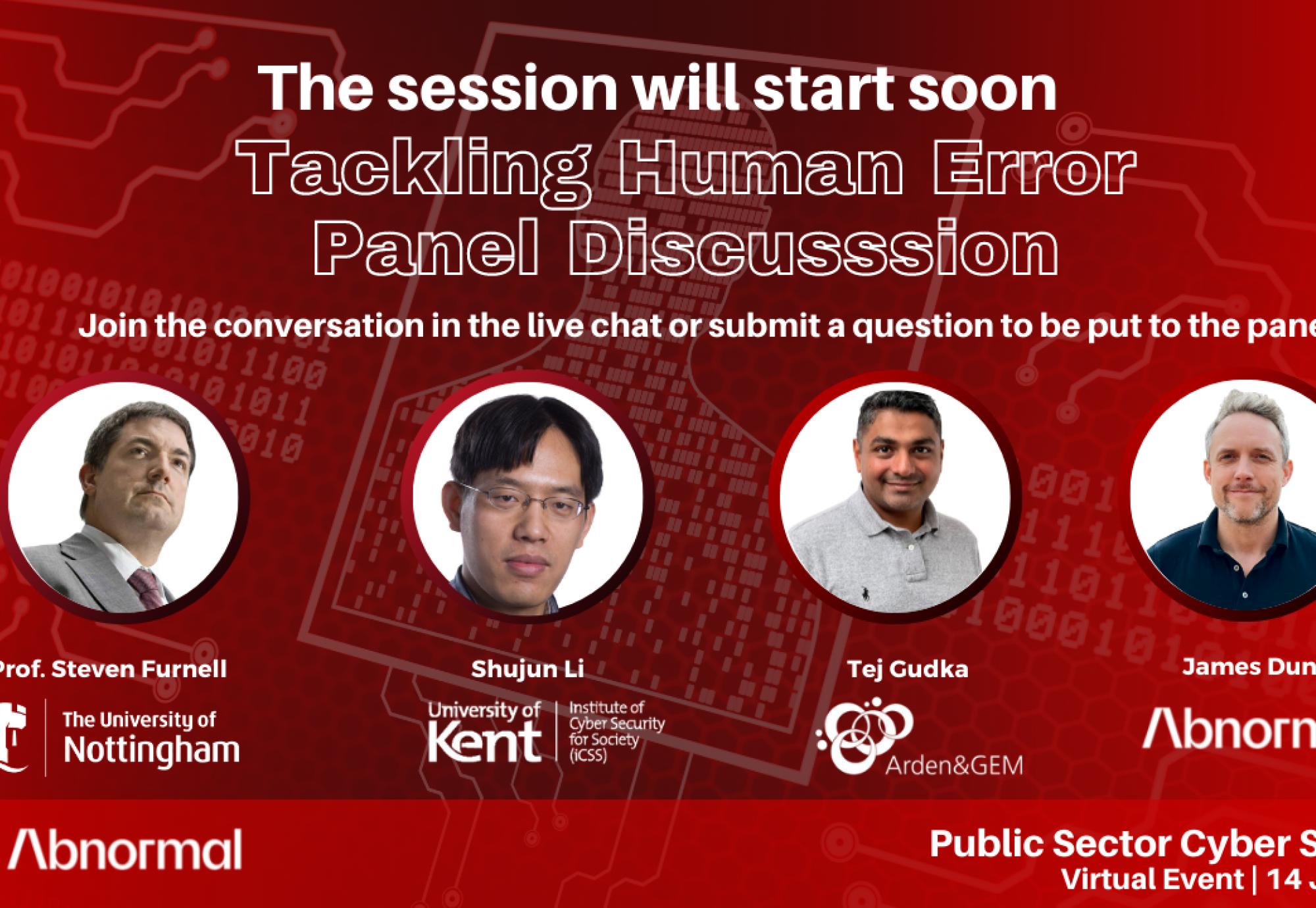 Tackling Human Error Panellist