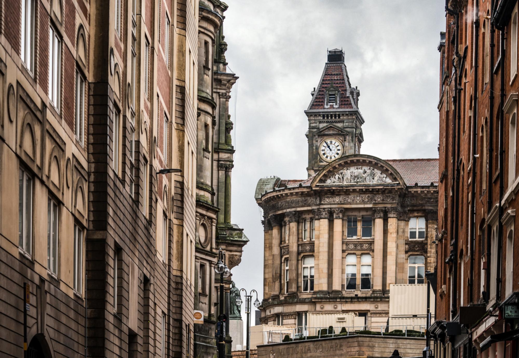 Birmingham City in Victoria Square, West Midlands