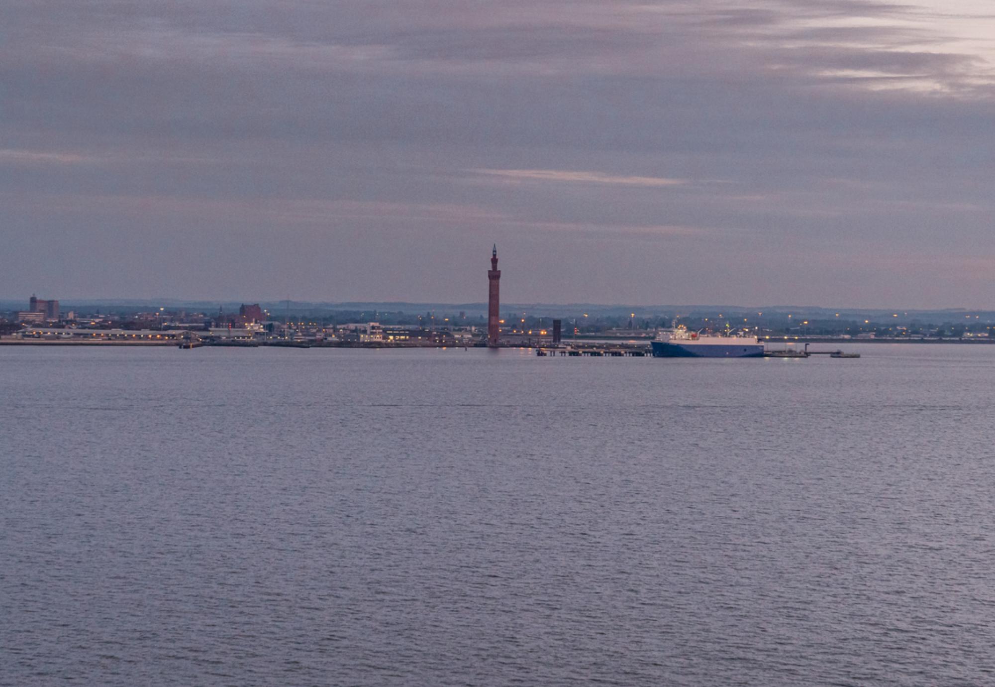 View of the coast in grimsby