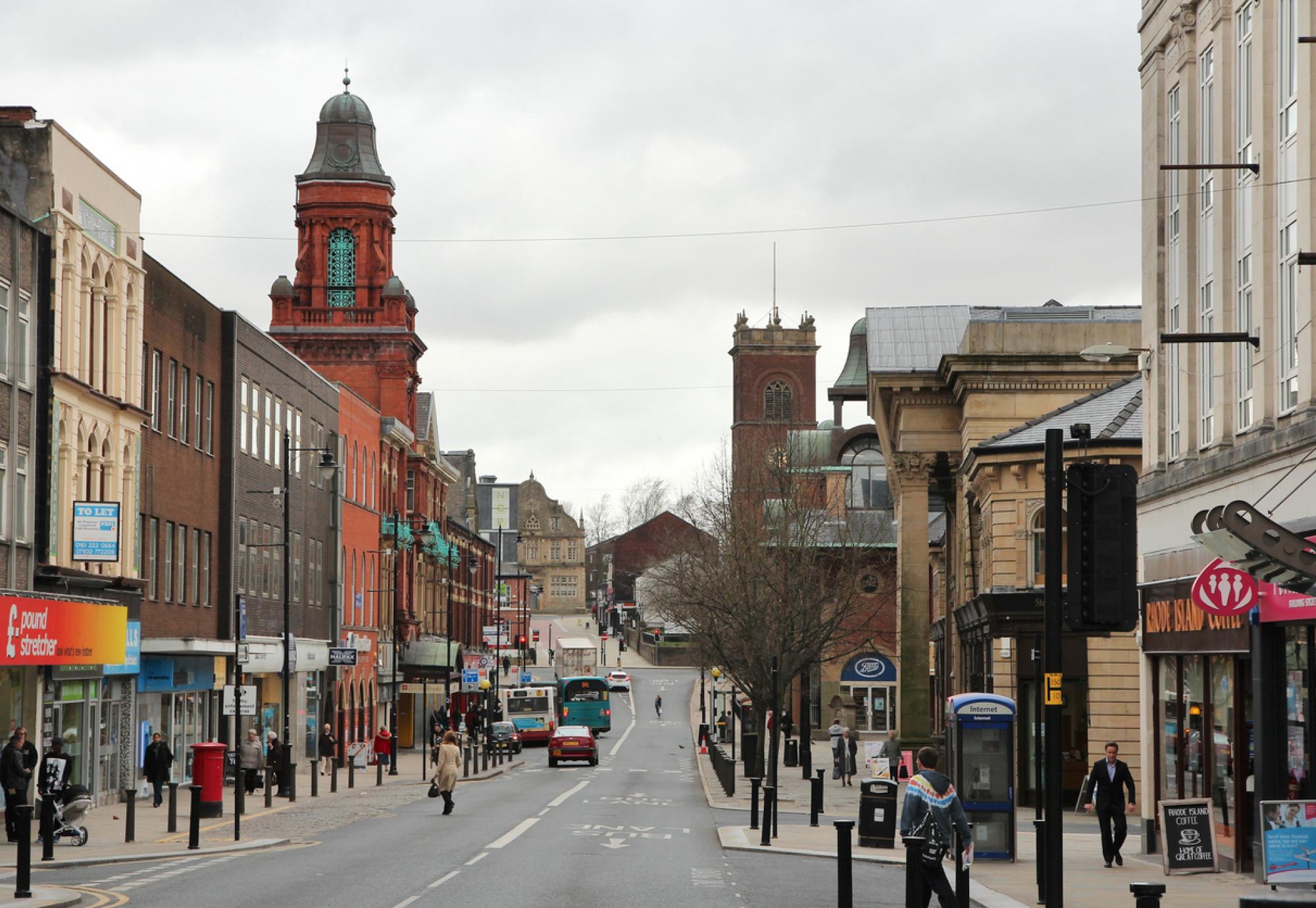Bolton town centre